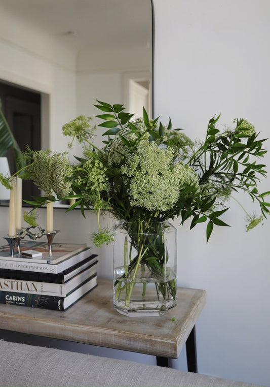 RAMO ANDREA — flores preservadas y naturales en tonos verdes